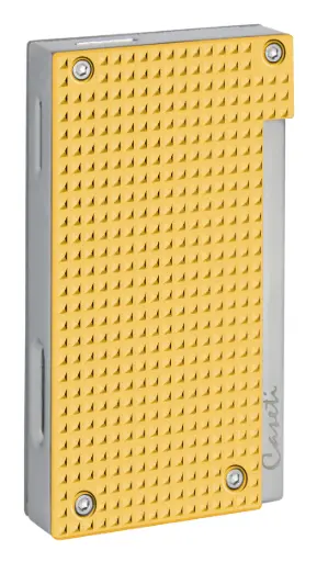 [CA55518] Aansteker Caseti Flat Flame Diamond Geel Mat