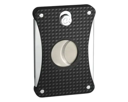 [CA11313] Sigarenknipper Caseti Diamond Zwart Mat