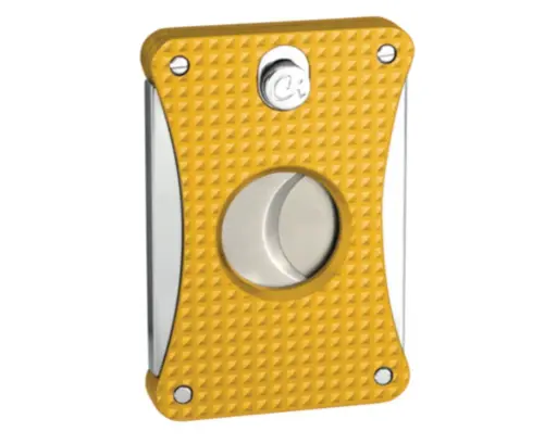 [CA11318] Cigar Cutter Caseti Diamond Yellow Matt
