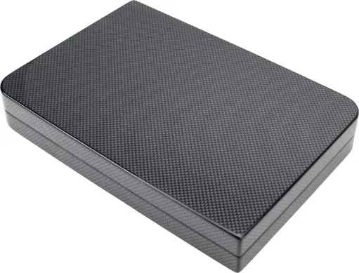 [560183] Humidor Carbon Shiny 10 Cigars