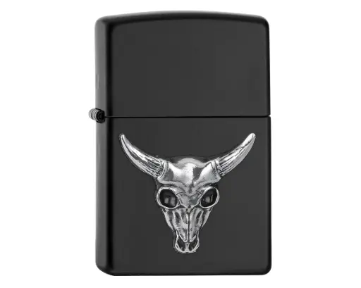[2007437] Aansteker Zippo Bull Skull