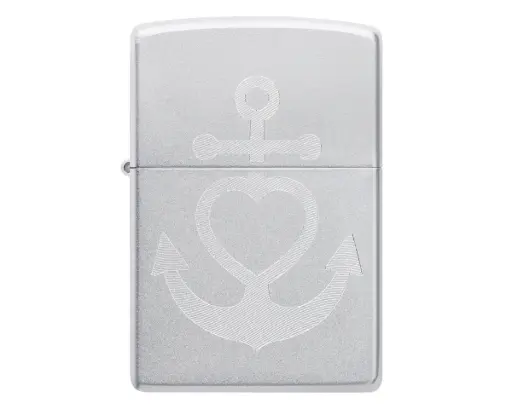 [60006996] Lighter Zippo Heart Anchor Design