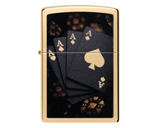 [60007738] Lighter Zippo Poker Design