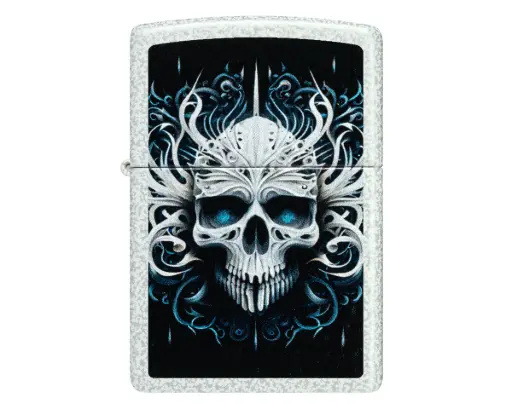 [60007694] Briquet Zippo Abstract Skull Design