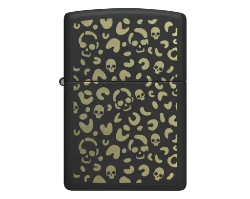 [60007730] Briquet Zippo Skull Leopard Design