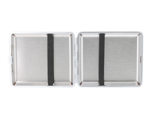 [286008] Etui Cigarette Caseti Cuir Noir Carbon Look