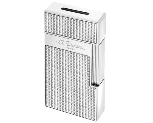 [025210] Briquet Dupont Biggy Pointe de Diamant Chrome