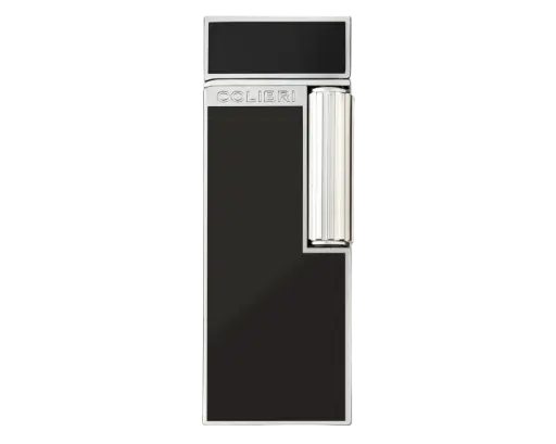 [LI220T1] Aansteker Colibri Continental Soft Flame Zwart/Chrome