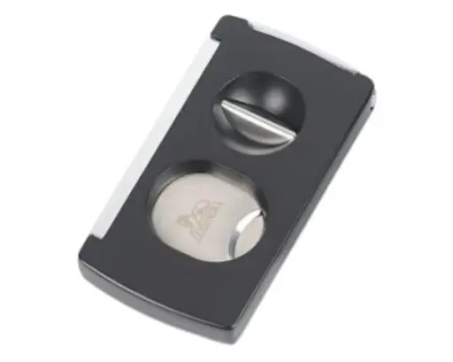[FVT801] Cigar Cutter Lubinski S-V-P Triple Blade Black Matte