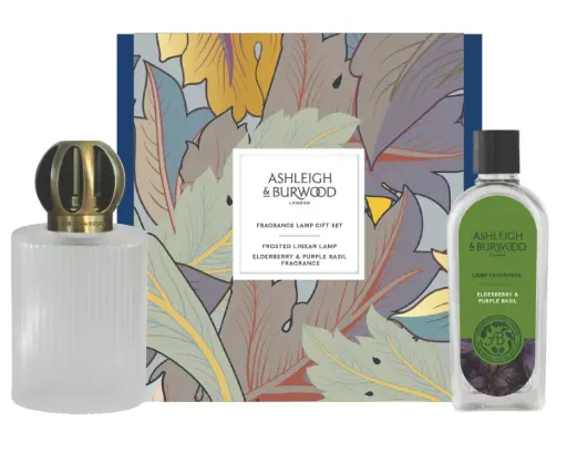[LAMPGS14] AB Lamp Gift Frosted Clear + Elderberry & Purple Basil