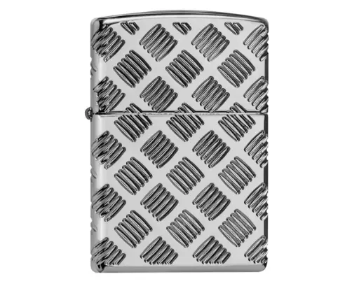 [60007928] Lighter Zippo Diamond Plate Pattern Design