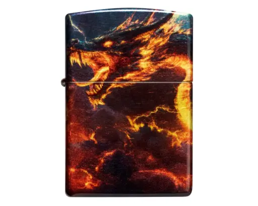[60007924] Lighter Zippo Fire Dragon Design