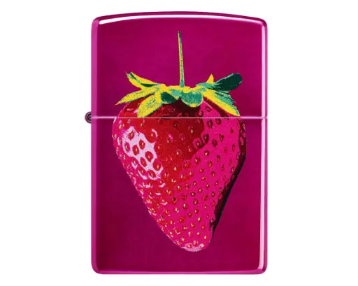 [60007860] Lighter Zippo Vibrant Strawberry Design