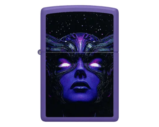 [60007916] Lighter Zippo Cyborg Woman Design