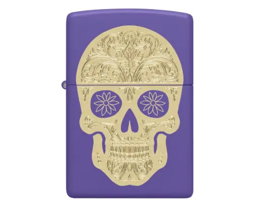 [60007931] Lighter Zippo Sugar Skull Design