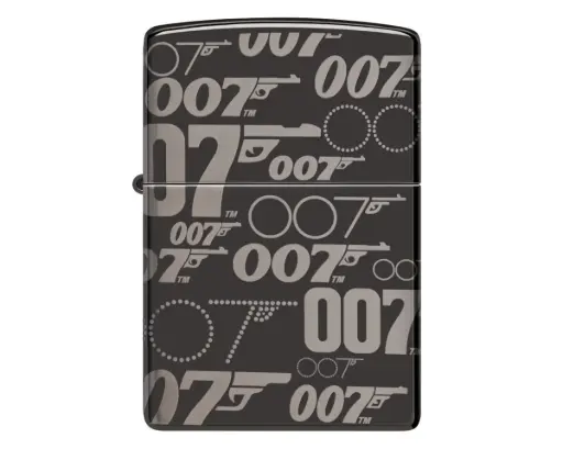 [60007939] Lighter Zippo Bond BT 007 Gun Logo