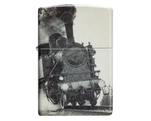 [60007825] Briquet Zippo Vintage  Train Design