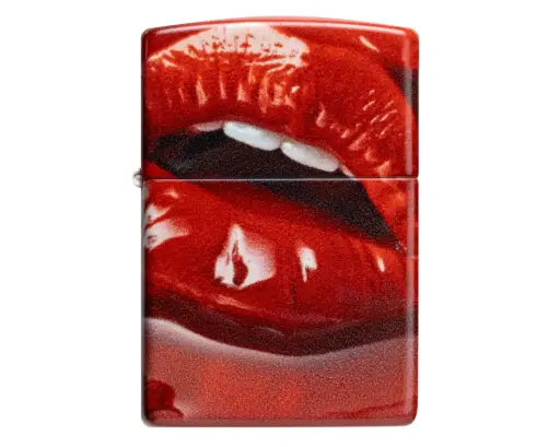 [60007829] Briquet Zippo Lips Design