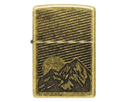 [60007936] Briquet Zippo Mountain Design