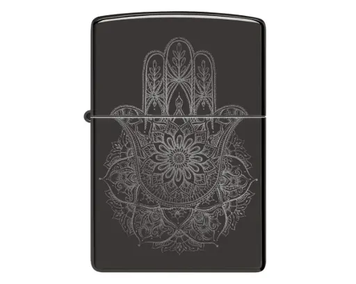 [60007933] Lighter Zippo Hamsa Hand Design