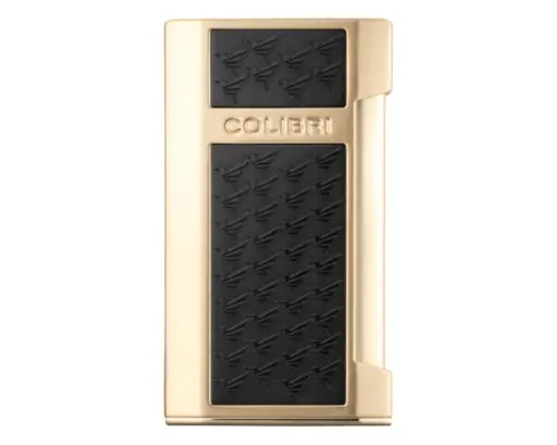 [LI245T3] Aansteker Colibri Mosaic Flat Flame Goud/Zwart