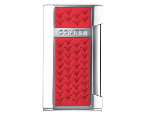 [LI245T5] Aansteker Colibri Mosaic Flat Flame Chrome/Rood