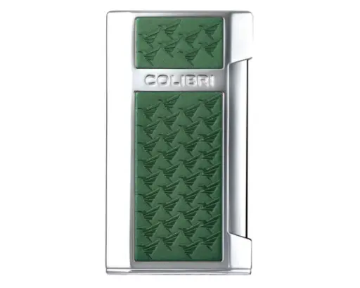 [LI245T7] Aansteker Colibri Mosaic Flat Flame Chrome/Groen