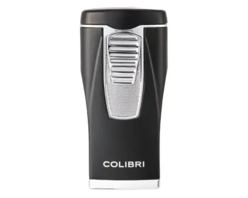 [LI880T16] Aansteker Colibri Monaco Triple Jet Carbon Zwart/Chrome