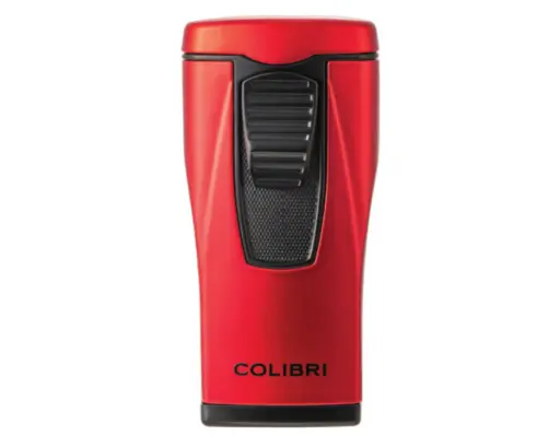 [LI880T19] Aansteker Colibri Monaco Triple Jet Carbon Rood